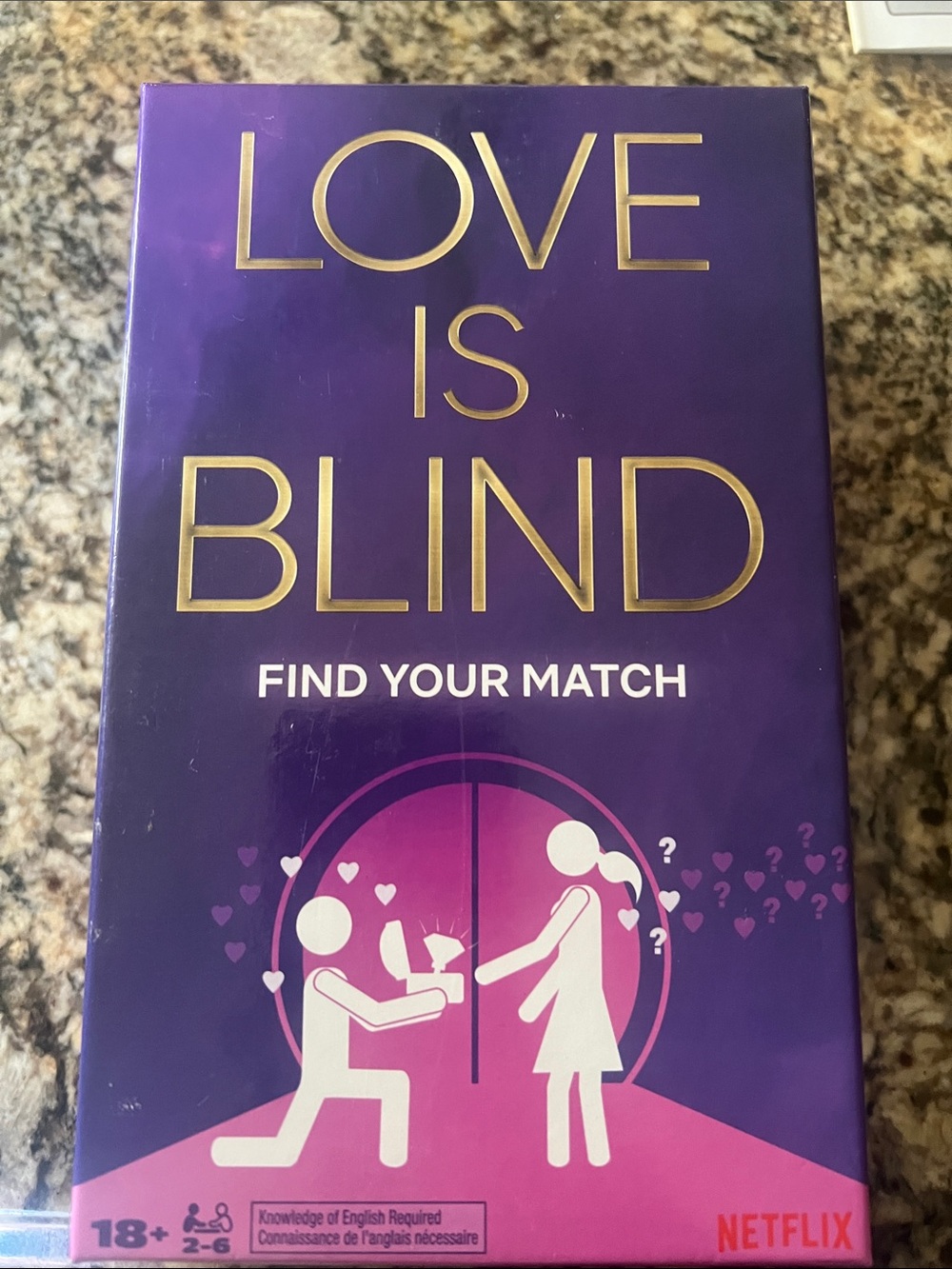 Netflix Love Is Blind Game — Purple & Pink Box